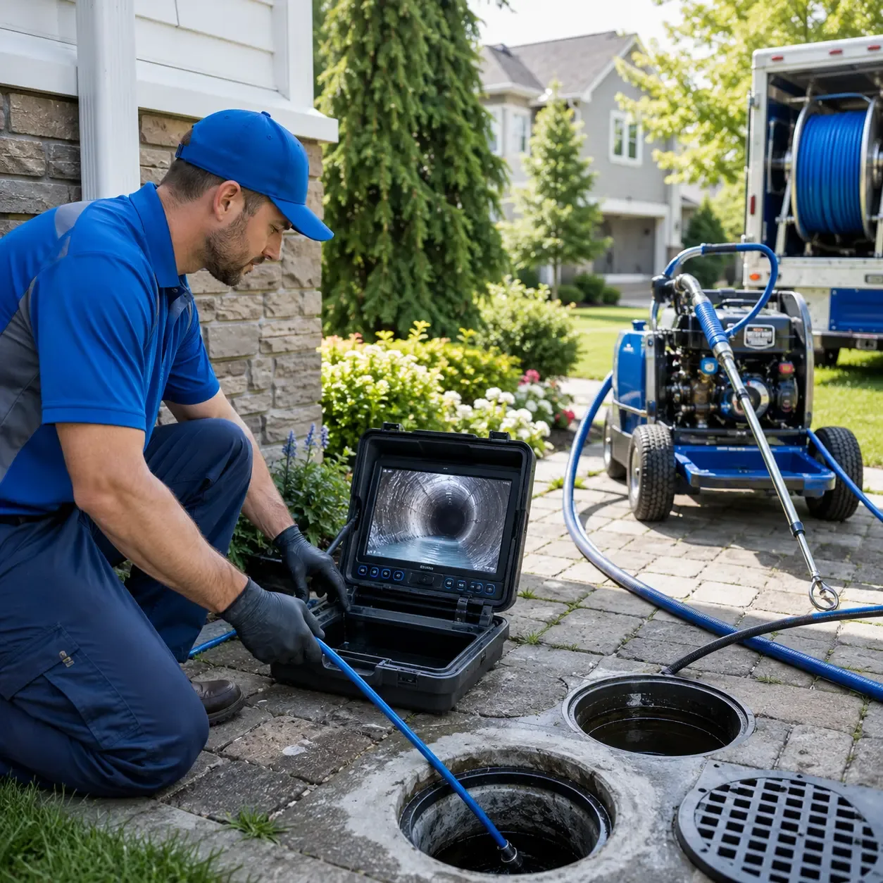 Outdoor drain cleaning professionals serving Scobey, MS